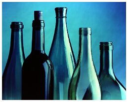 wine bottles null